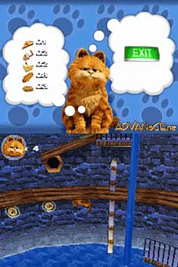 Image n° 3 - screenshots : Garfield - A Tail of Two Kitties